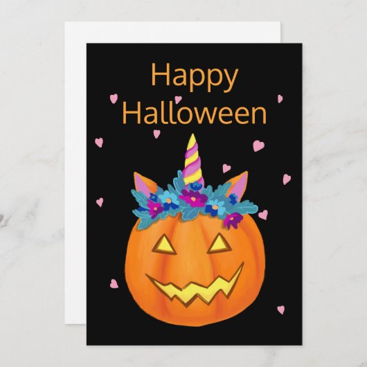 Halloween Funny Kürbislaterne Pumpkin (Vorne/Hinten)