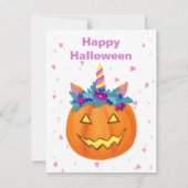 Halloween Funny Kürbislaterne Pumpkin Note Card Mitteilungskarte (Vorderseite)