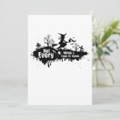 Halloween Funny nicht jeder Hexe lebt Karte (Stehend Vorderseite)
