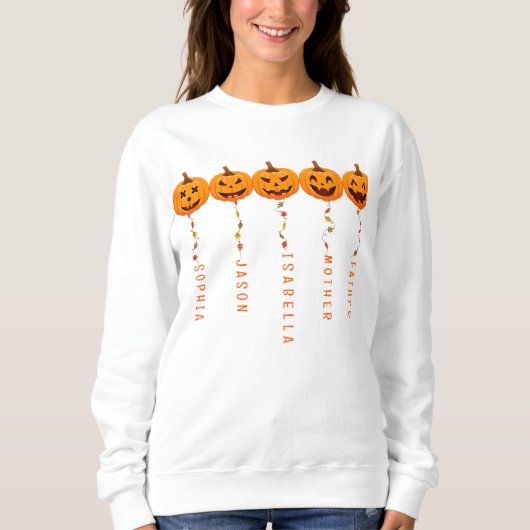 HALLOWEEN FUNNY PERSONALISIERT SWEATSHIRT (Vorderseite)
