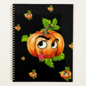 Halloween Funny Pumpkin Face Planer (Vorderseite)