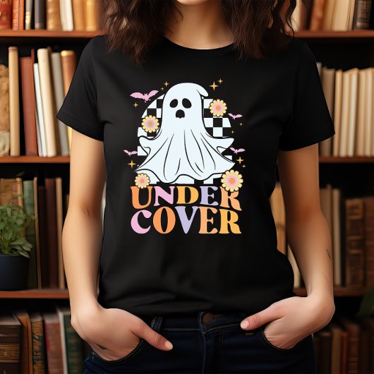 HALLOWEEN FUNNY RETRO GHOST UNTER DECKUNG T-Shirt
