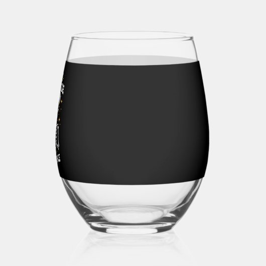 Halloween Funny Sarcastic Dead Inside Weinglas Ohne Stiel (Links)