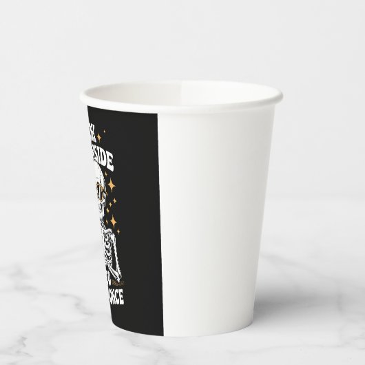 Halloween Funny Sarcastic Deside Pappbecher (Links)