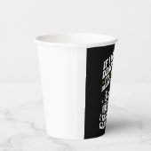 Halloween Funny Sarcastic Deside Pappbecher (Rechts)