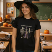 Halloween Funny Teacher Gift Monster Teacher Squad T-Shirt