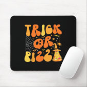 Halloween Funny Trick oder Pizza Beängstigend Ghos Mousepad (Mit Mouse)