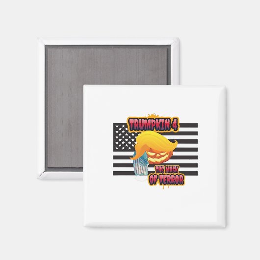 Halloween Funny Trumpkin Classic Magnet (Vorderseite/Rückseite)