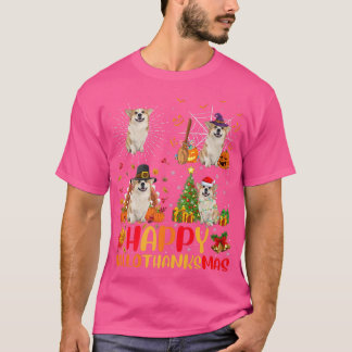 Halloween Funny Welsh Corgi Dog Hallotha T-Shirt