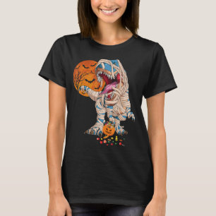 Halloween für Boys Men Dinosaur T rex Mummy Pumpki T-Shirt