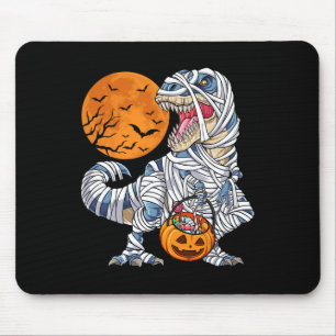 Halloween für Boys Men Dinosaur Trex Mummy Pumpki Mousepad