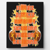 Halloween für Christen (Gedicht) Fotoplatte (Vorderseite)