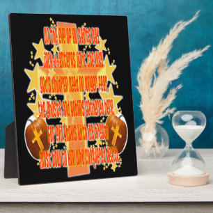 Halloween für Christen (Gedicht) Fotoplatte