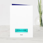 Halloween für Christen (Gedicht) Karte (Rückseite)