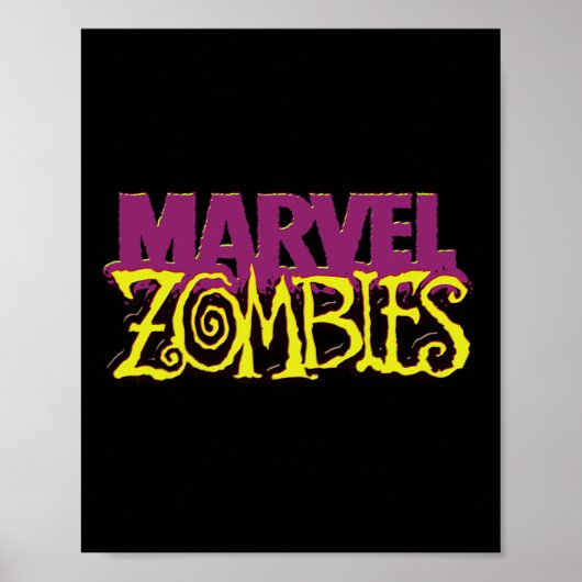 Halloween für das Offizielle Farblogo von Marvel Z Poster (Vorne)