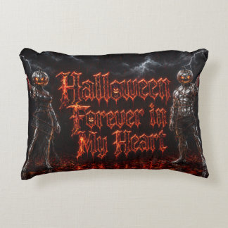 Halloween für immer in meinem Herzen Gothic Kürbis Dekokissen