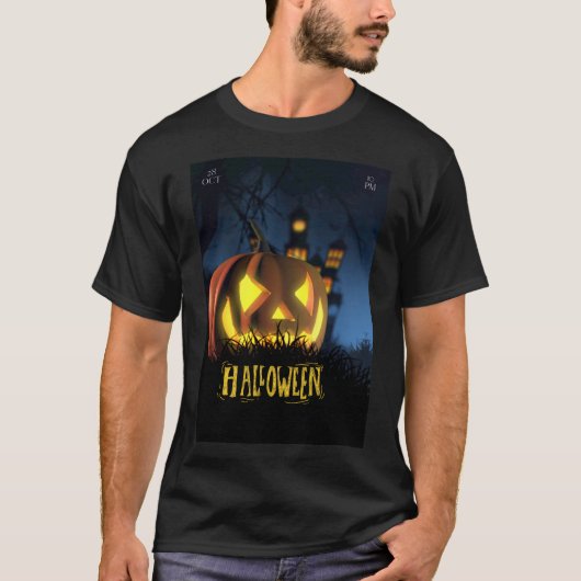 Halloween für Männer T-Shirt (Vorderseite)