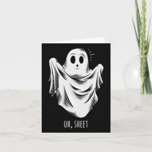 Halloween für Men Funny Oh Sheet Ghost Karte