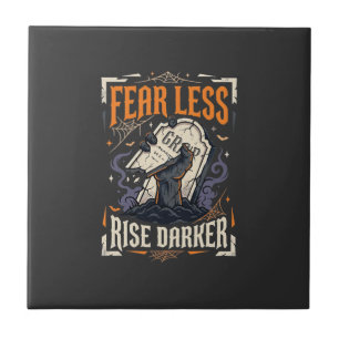 Halloween Furchtloser Monsteranstieg Fliese