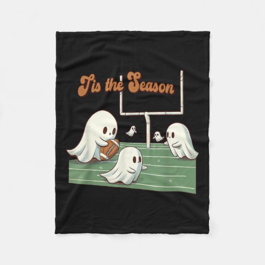 Halloween Fußball Jahreszeit Geister Soky Tis The Fleecedecke (Vorderseite)