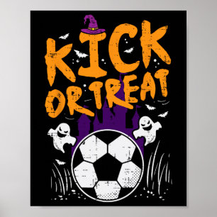 Halloween-Fußball-Kick-Or-Treat-Footbyll-Kostüm Bo Poster