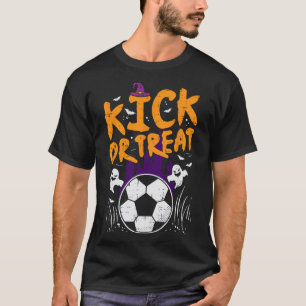 Halloween-Fußball-Kick-Or-Treat-Fußballkostüm Bo T-Shirt