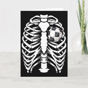Halloween-Fußball-Röntgen-Skelett-Kostüm für Männe Karte