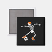 Halloween-Fußball-Skelett-Fußball-Streich-oder-Beh Magnet (Vorderseite/Rückseite)