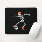 Halloween-Fußball-Skelett-Fußball-Streich oder Sau Mousepad (Mit Mouse)