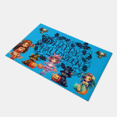 Halloween Fußmatte (Schrägansicht)