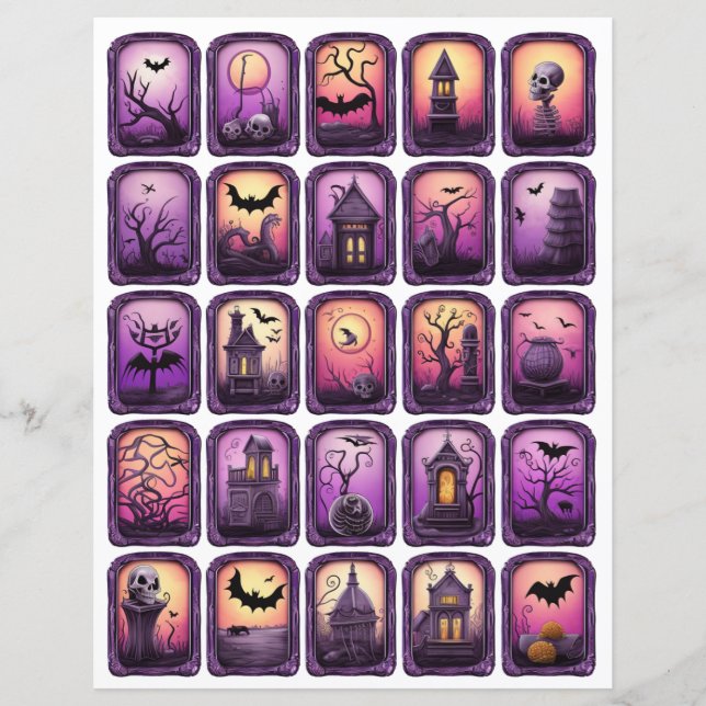 Halloween Fussy geschnitten Rahmen 20 (Vorderseite)