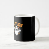 Halloween Future Chost Birthday Kaffeetasse (VorderseiteRechts)
