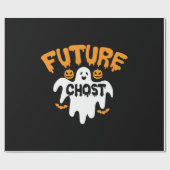 Halloween Future Chost Geburtstag Geschenkpapier (Flach)