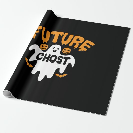 Halloween Future Chost Geburtstag Geschenkpapier (Ungerollt)