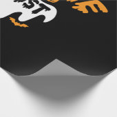 Halloween Future Chost Geburtstag Geschenkpapier (Ecke)