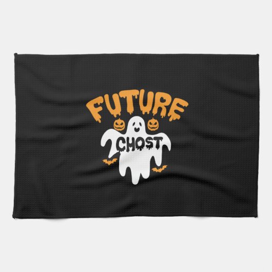 Halloween Future Chost Geburtstag Geschirrtuch (Horizontal)