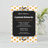 Halloween Gala Party Einladung (Stehend Vorderseite)