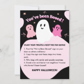 Halloween-Game-Karte "Du wurdest gebootet" Einladung (Vorderseite)