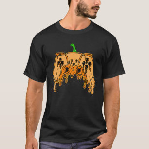 Halloween Gamer Costume Pumpkin Beängstigend Mens  T-Shirt