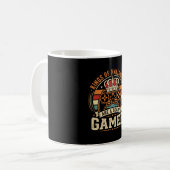 Halloween Gamer King Retro-Controller-Design Kaffeetasse (Vorderseite Links)