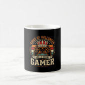 Halloween Gamer King Retro-Controller-Design Kaffeetasse (Mittel)