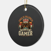 Halloween Gamer King Retro-Controller-Design Keramik Ornament (Links)