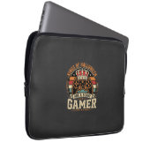 Halloween Gamer King Retro-Controller-Design Laptopschutzhülle (Vorne Rechts)