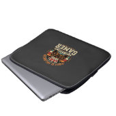 Halloween Gamer King Retro-Controller-Design Laptopschutzhülle (Vorne Knopf)
