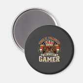 Halloween Gamer King Retro-Controller-Design Magnet (Vorderseite/Rückseite)