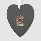 Halloween Gamer King Retro-Controller-Design Ornament (Vorderseite)