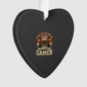 Halloween Gamer King Retro-Controller-Design Ornament (Vorderseite)