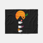 Halloween Gamer Pumpkin Eating Ghost Costume Men B Fleecedecke (Vorderseite (Horizontal))