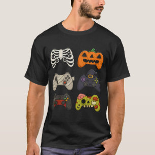 Halloween Gaming Controller Funny Spooky Gamer T-Shirt