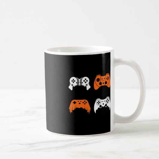 Halloween Gaming Controller Gamer Videospielkontor Kaffeetasse (Rechts)
